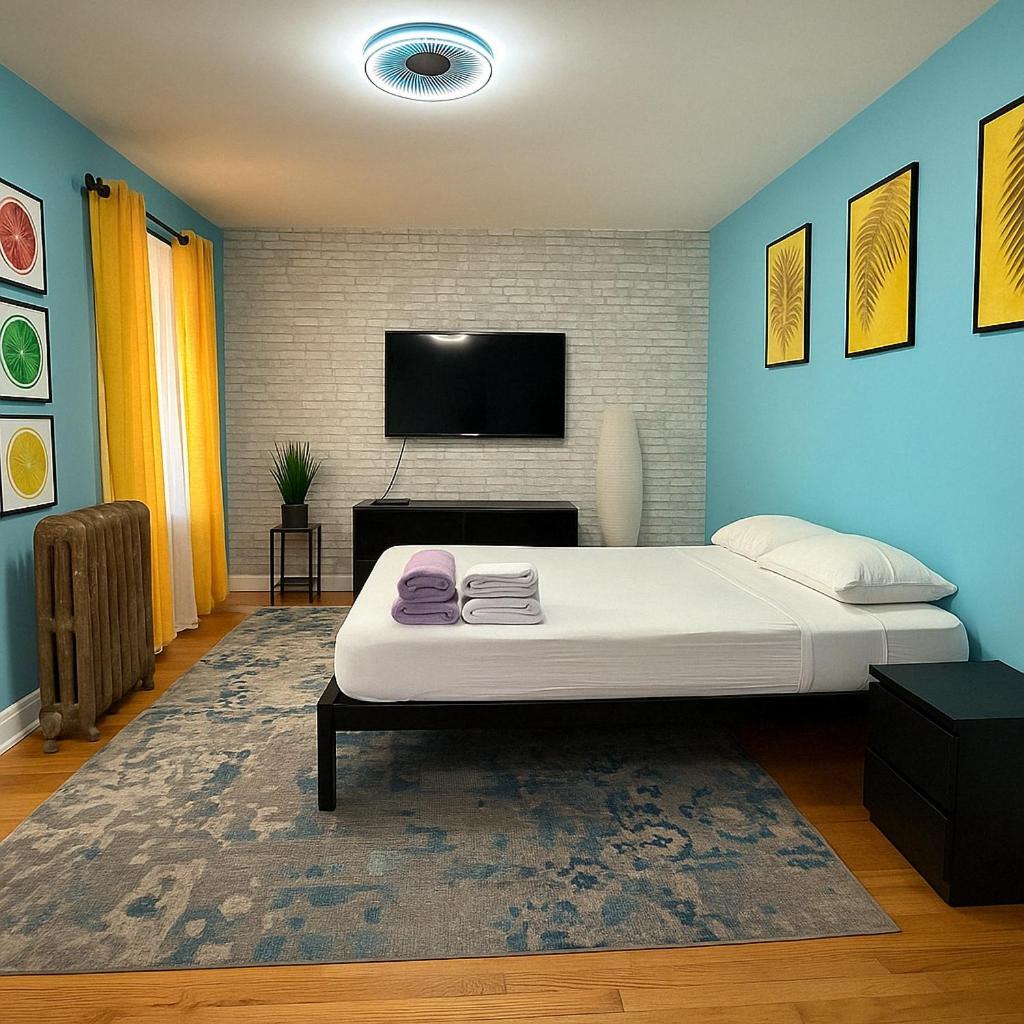 Modern Xl Queen Comfort & Character In Harlem * Nueva York